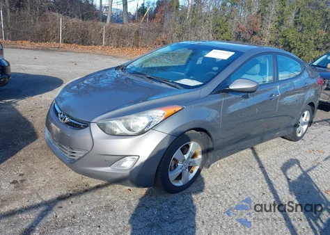 2013 Hyundai Elantra Gls from USA, damaged, VIN 5NPDH4AE6DH408345